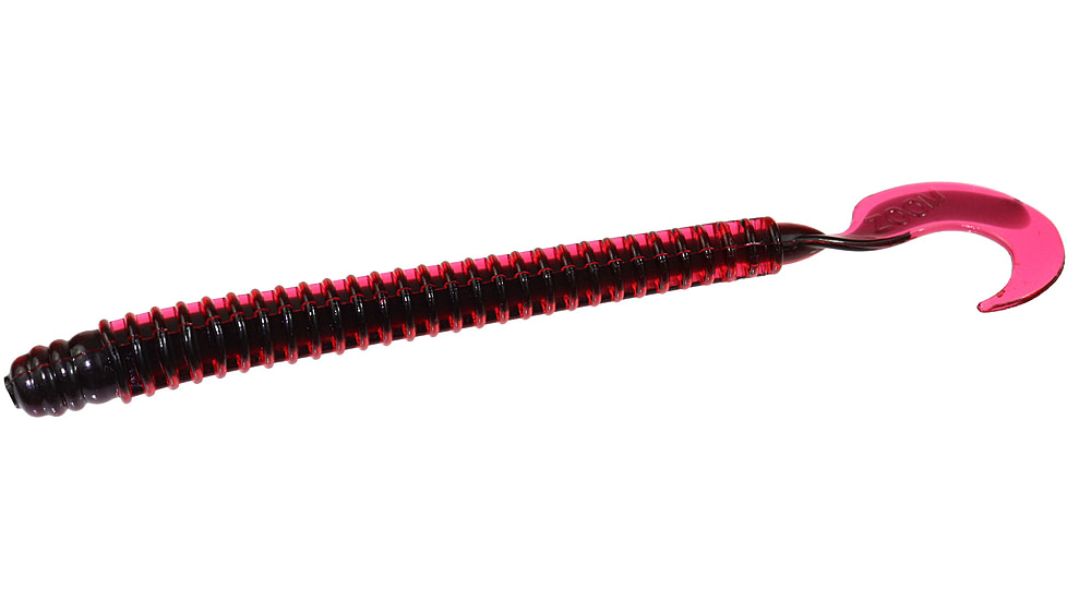 Zoom Dead Ringer Worm, 20 Pack, 4in, Red Black Core, 017183X