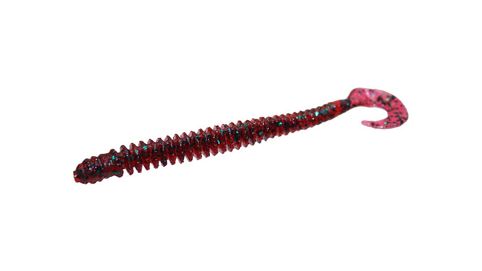 Zoom Dead Ringer Worm, 20 Pack, 4in, Red Bug, 017021X