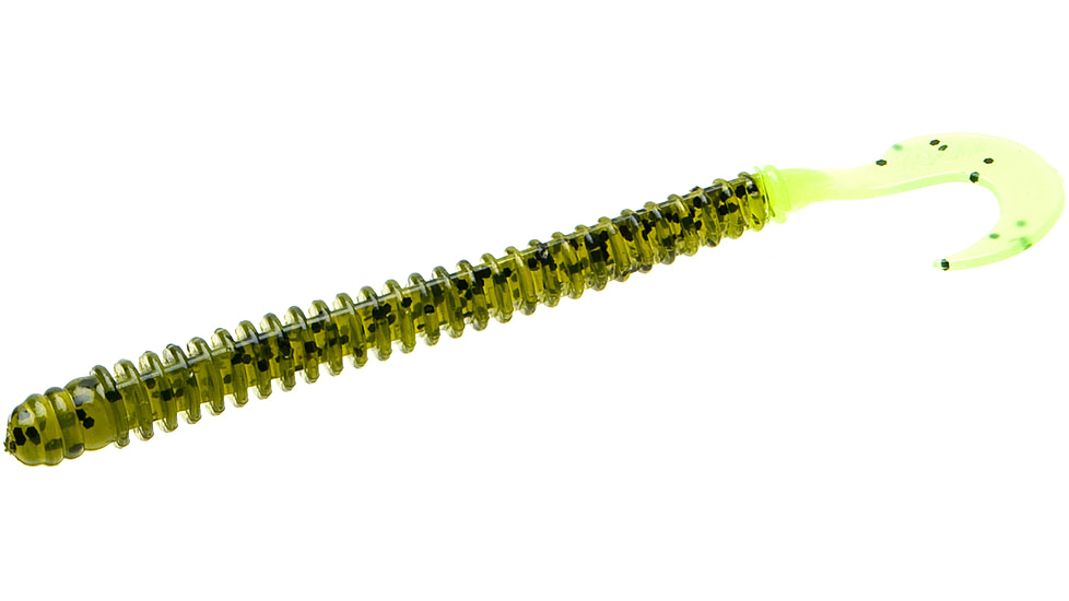 Zoom Dead Ringer Worm, 20 Pack, 4in, Watermelon/Chart, 17051