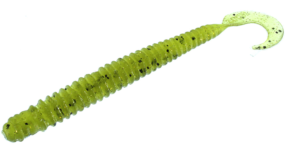Zoom Dead Ringer Worm, 20 Pack, 4in, Watermelon Gold Glitter, 017141X