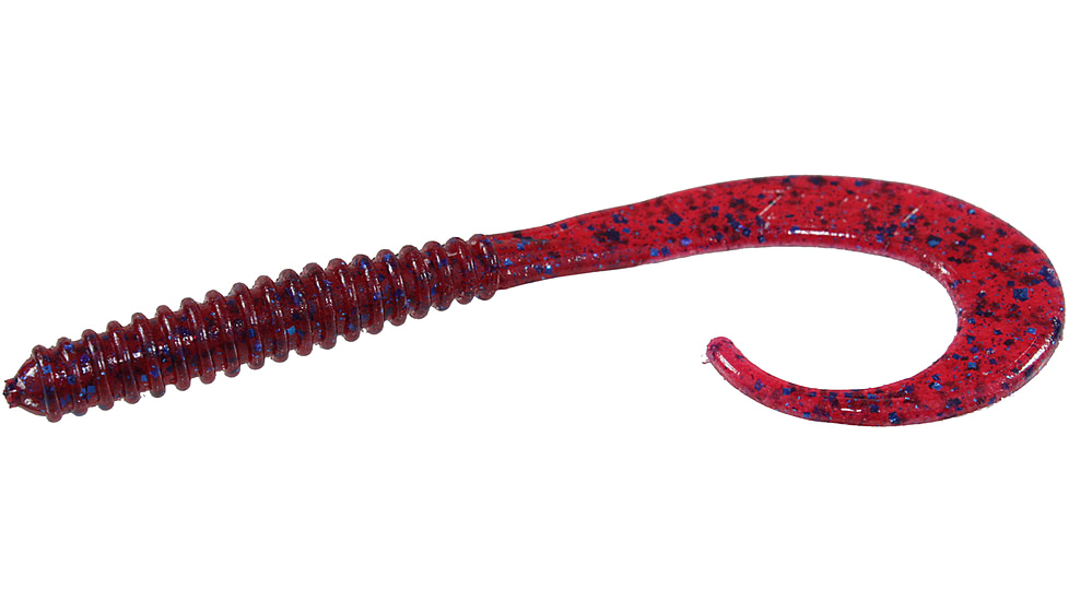 Zoom Dead Ringer Worm, 20 Pack, 6in, Plum, 035004X