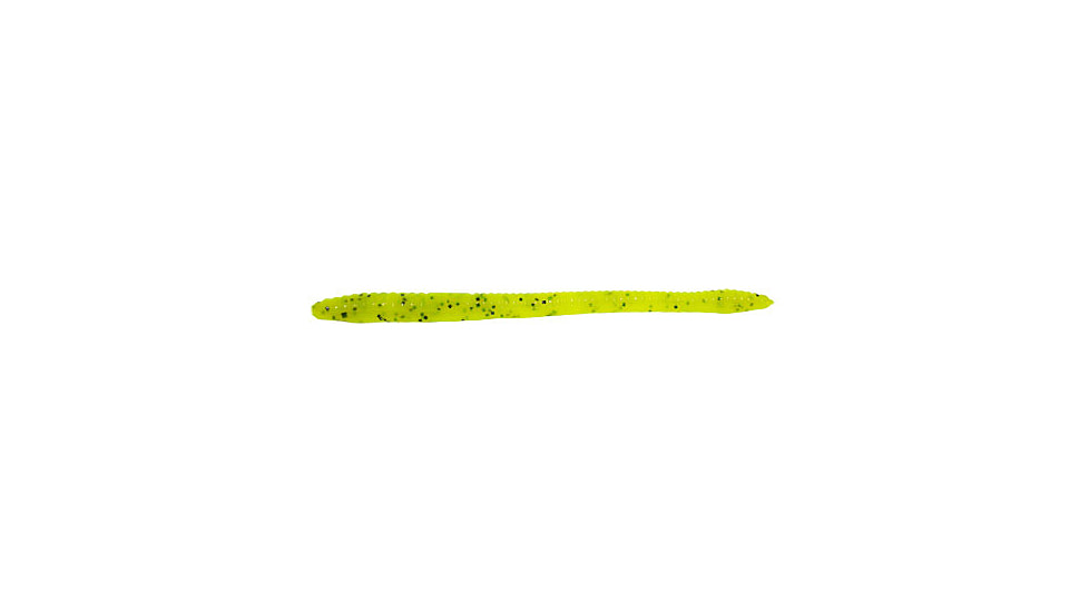 Zoom Finesse Worm, 20 Pack, 4.5in, Banana Seed, 004181X