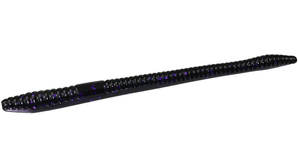 Zoom Finesse Worm, 20 Pack, 4.5in, Blackberry, 004229X