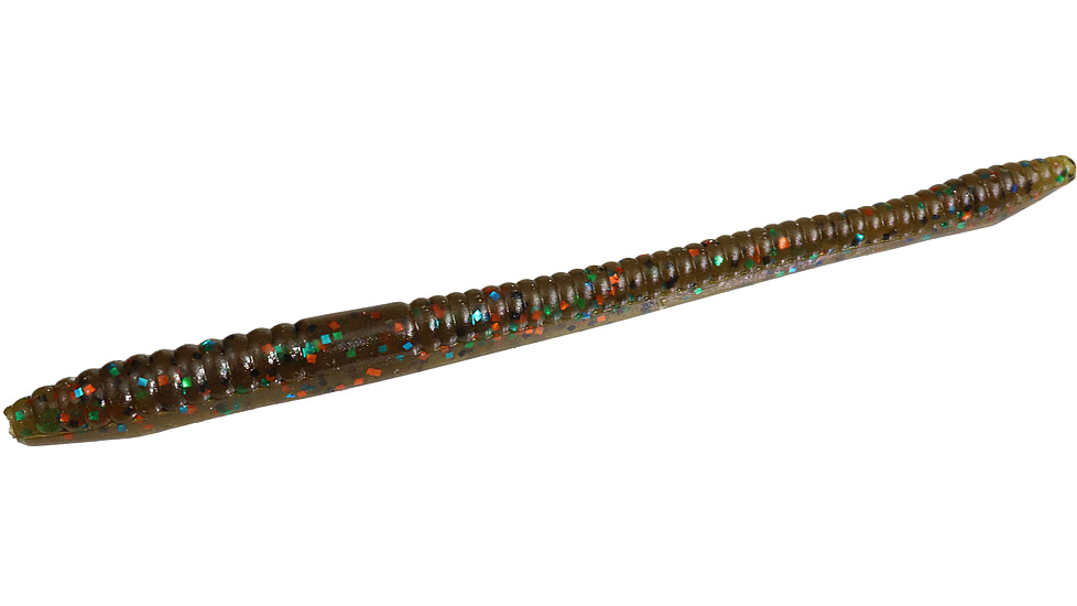 Zoom Finesse Worm, 20 Pack, 4.5in, Bull Bream, 004435X