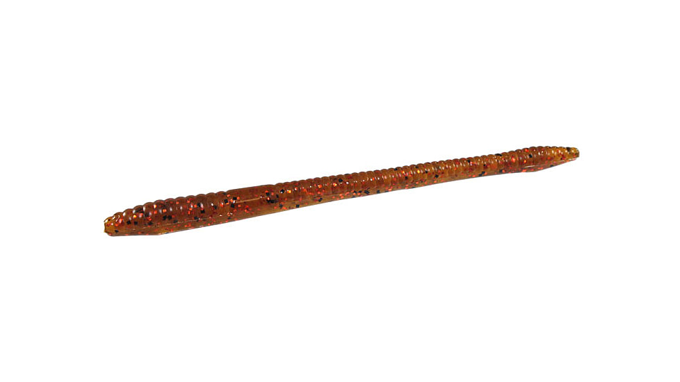 Zoom Finesse Worm, 20 Pack, 4.5in, Cajun Craw, 004391X
