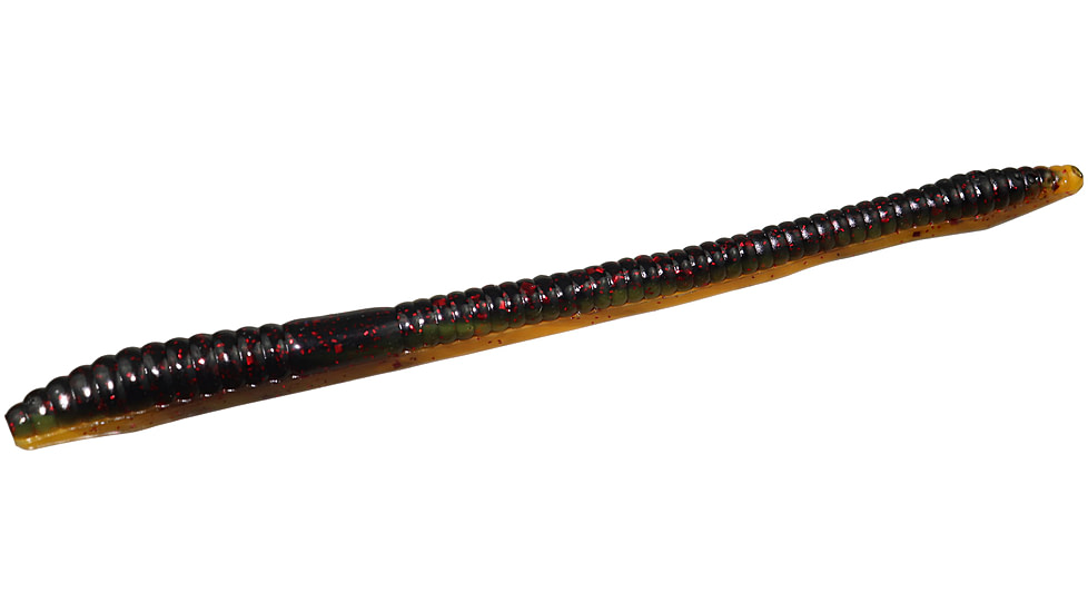 Zoom Finesse Worm, 20 Pack, 4.5in, El Diablo, 004439X