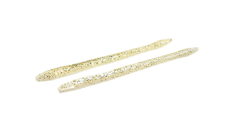 Zoom Finesse Worm, 20 Pack, 4.5in, Fools Gold, 004402X