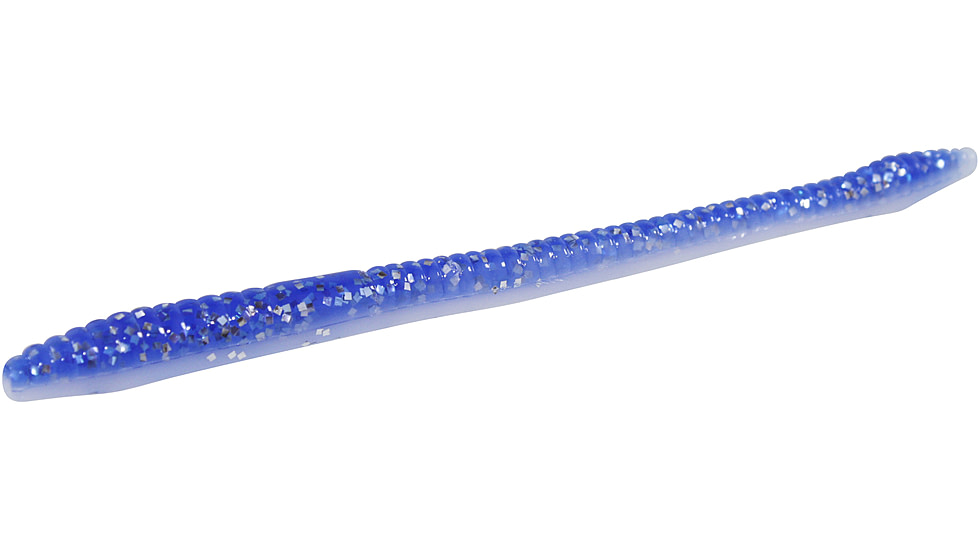 Zoom Finesse Worm, 20 Pack, 4.5in, Kentucky Flash, 004380X