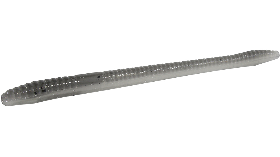 Zoom Finesse Worm, 20 Pack, 4.5in, Lightning Shad, 004282X
