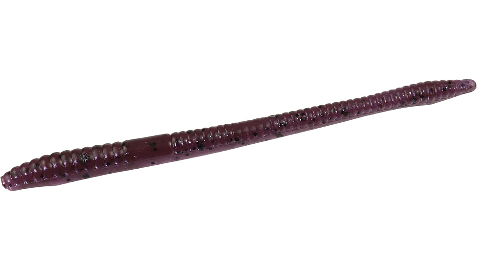 Zoom Finesse Worm, 20 Pack, 4.5in, Purple Pumpkin, 004432X