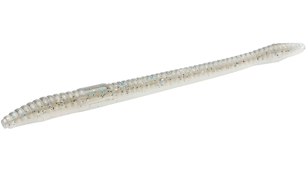 Zoom Finesse Worm, 20 Pack, 4.5in, Smokin Shad, 004109X
