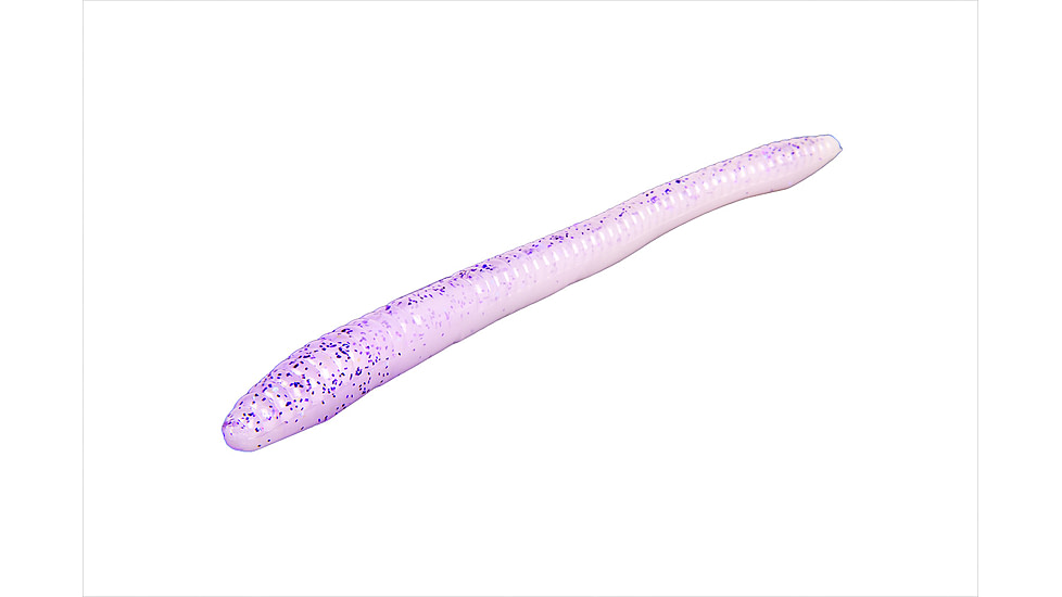 Zoom Finesse Worm, 20, 0.5in, Lavender Shad, 004364-SP