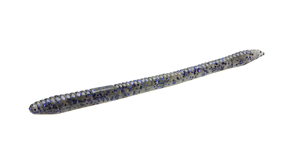 Zoom Finesse Worm, 20, 0.5in, Smoke-Purple, 004010-SP