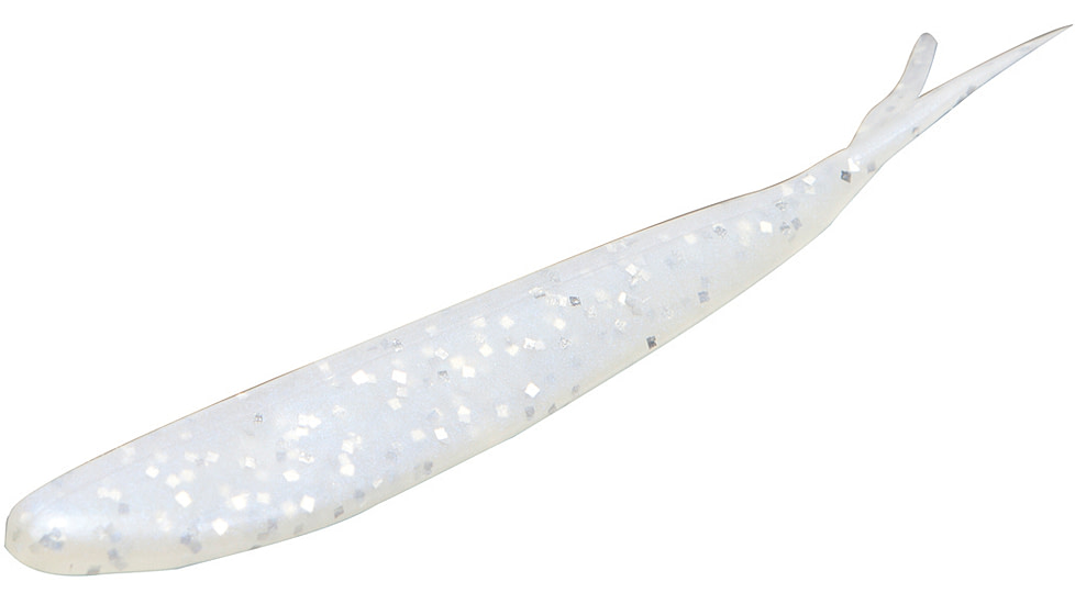 Zoom Fluke Baitfish Imitator, 10 Pack, 4in, Blue Pearl Silver Glit, 015325X