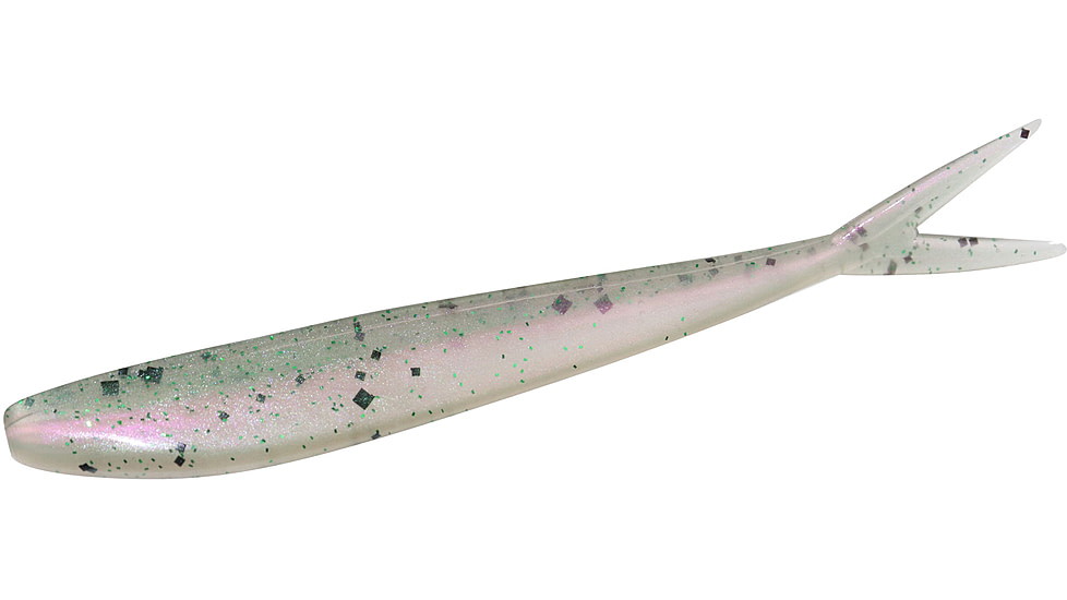 Zoom Fluke Baitfish Imitator, 10 Pack, 4in, Rainbow Trout, 015074X