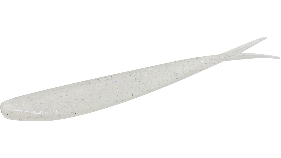 Zoom Fluke Baitfish Imitator, 10 Pack, 4in, Silver Rainbow, 015059X