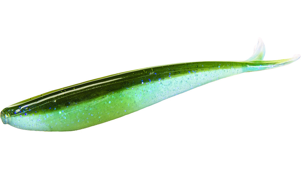 Zoom Fluke Fluke, 10, 4in, Watermelon Moondust, 015363-SP