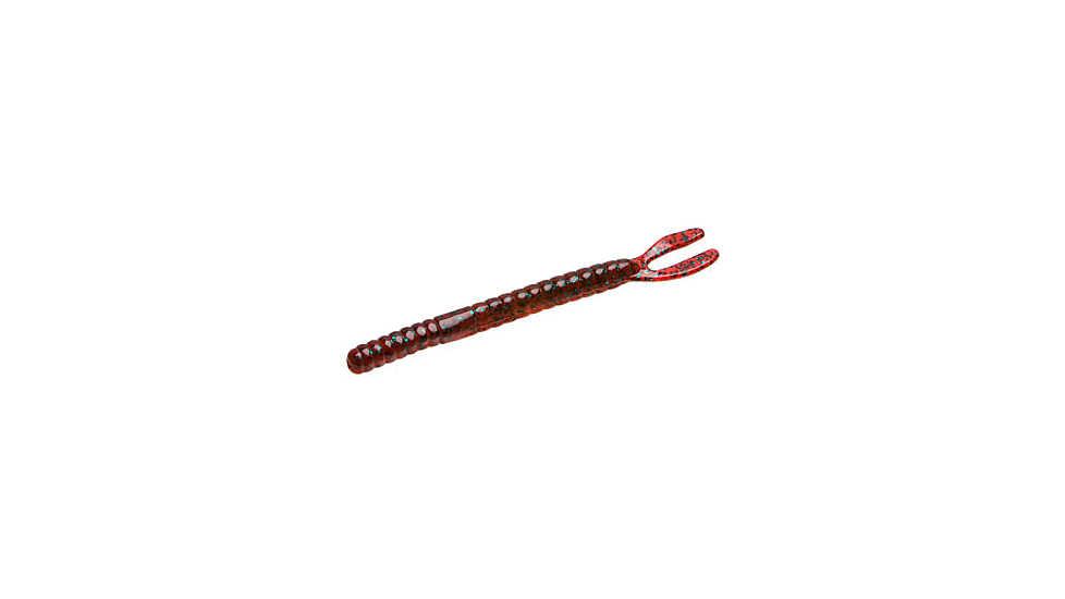 Zoom Fork Tail Soft Bait, 16 Pack,, Red Bug, 087021X