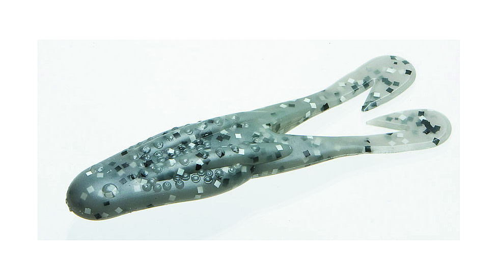 Zoom Horny Toad Soft Bait, 5, 1/4in, Grey Ghost, 083044-SP