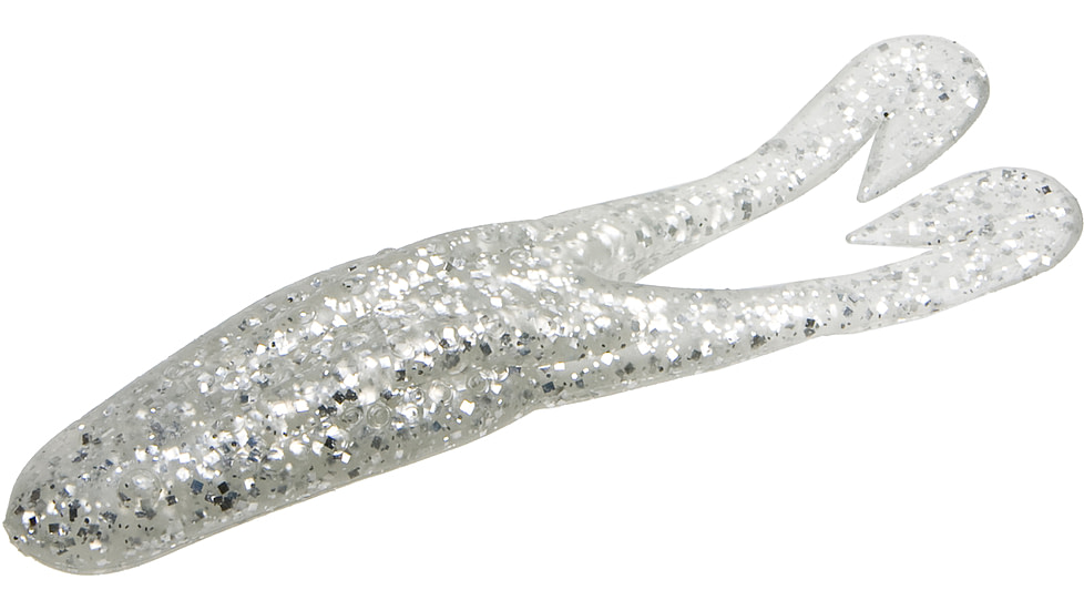 Zoom Horny Topwater Toad, 5 Pack, 4.25in, Icicle, 083034X