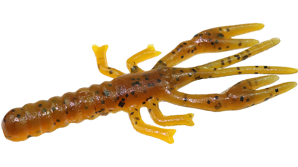Zoom Lil Critter Craw, 12 Pack, 3in, Alabama Craw, 014256X