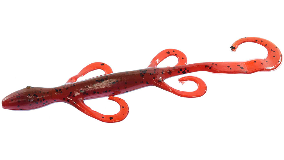 Zoom Lizard, 9 Pack, 6in, Green Pumpkin Tomato, 002338X