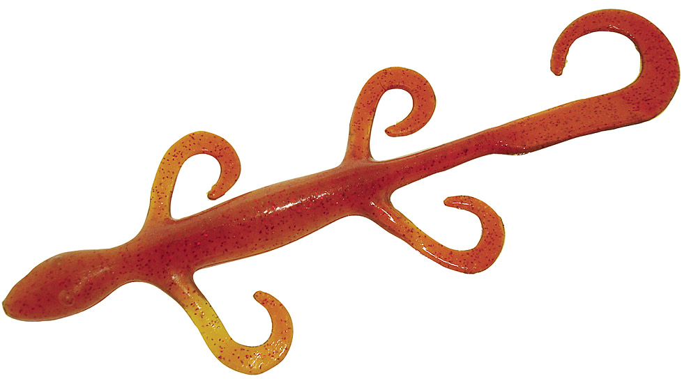 Zoom Lizard, 9 Pack, 6in, Motoroil Red, 002273X