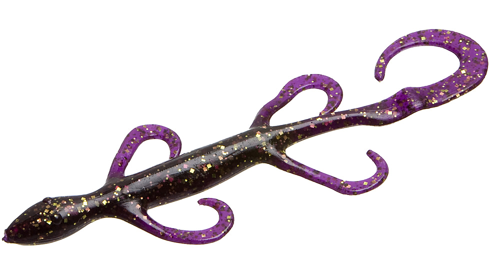 Zoom Lizard, 9 Pack, 6in, Muscadine, 002217X