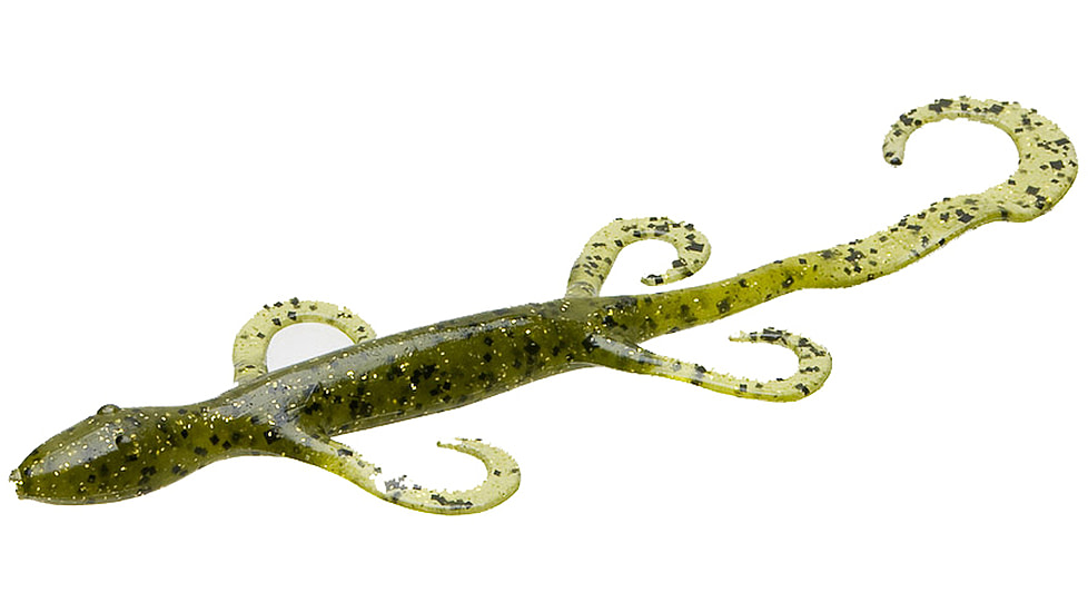 Zoom Lizard, 9 Pack, 6in, Watermelon Gold Glitter, 002141X