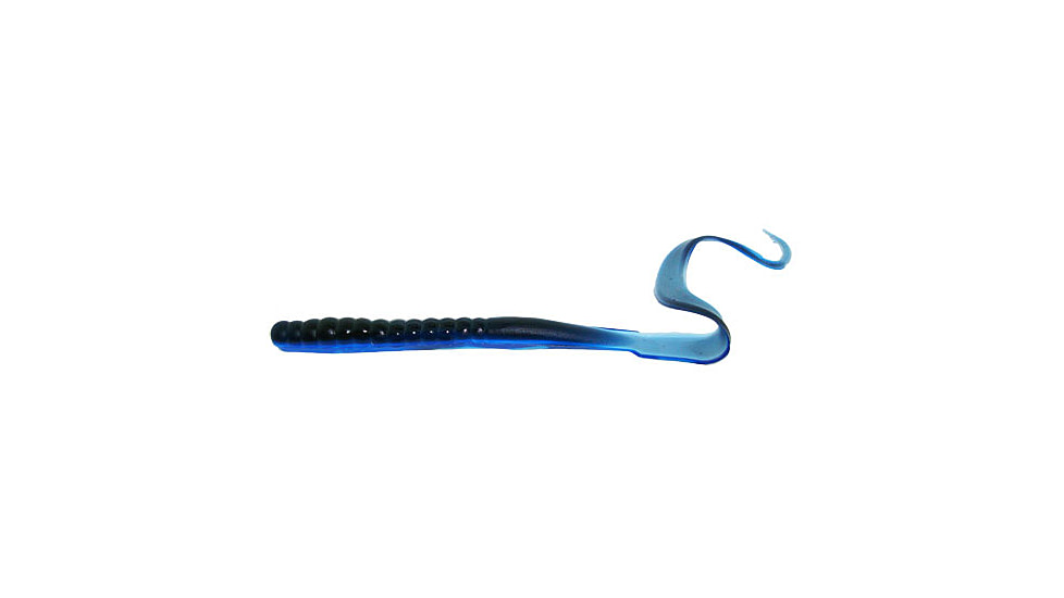 Zoom Mag II Large Worm, 20 Pack, 9in, Black Blue Bruizer, 009087X