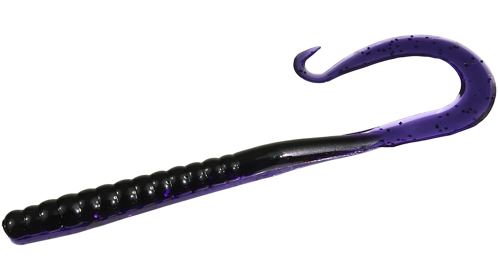 Zoom Mag II Large Worm, 20 Pack, 9in, Black Light, 009369X