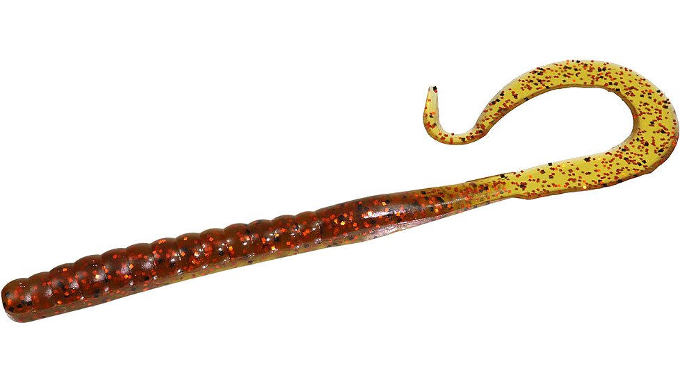 Zoom Mag II Large Worm, 20 Pack, 9in, Cajun Craw, 009391X
