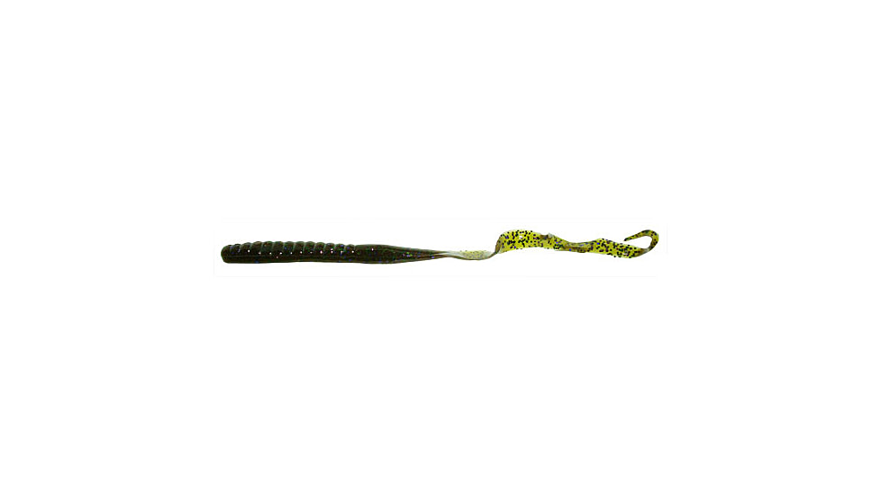 Zoom Mag II Large Worm, 20 Pack, 9in, Green Pumpkin Candy, 009272X