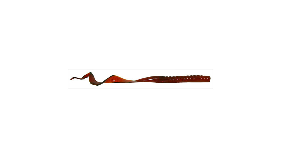 Zoom Mag II Large Worm, 20 Pack, 9in, Motoroil Red, 009273X