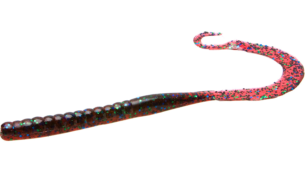 Zoom Mag II Large Worm, 20 Pack, 9in, Plum Apple, 9113