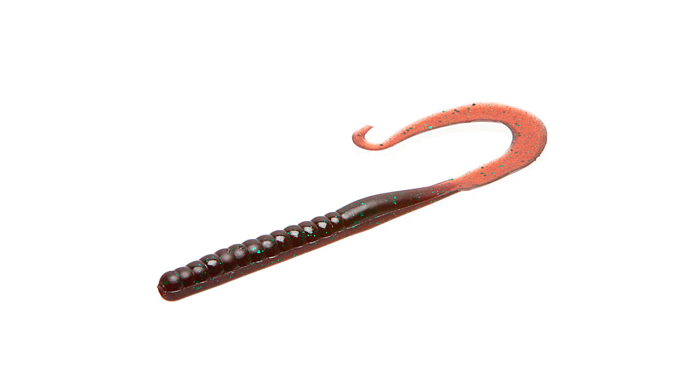 Zoom Mag II Large Worm, 20 Pack, 9in, Scuppernong Green, 009316X