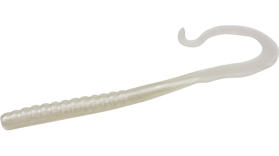 Zoom Mag II Large Worm, 20 Pack, 9in, White Pearl, 009045X