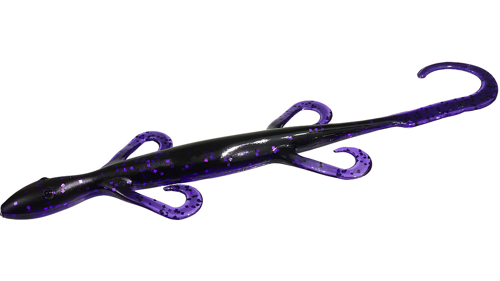Zoom Mag Lizard, 9 Pack, 8in, Black Light, 033369X