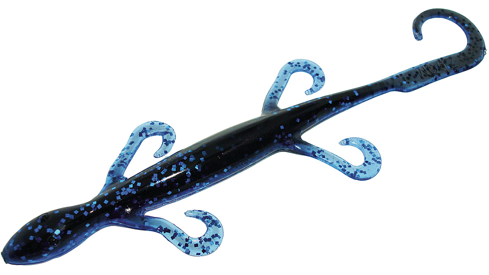 Zoom Mag Lizard, 9 Pack, 8in, Black Sapphire, 033100X