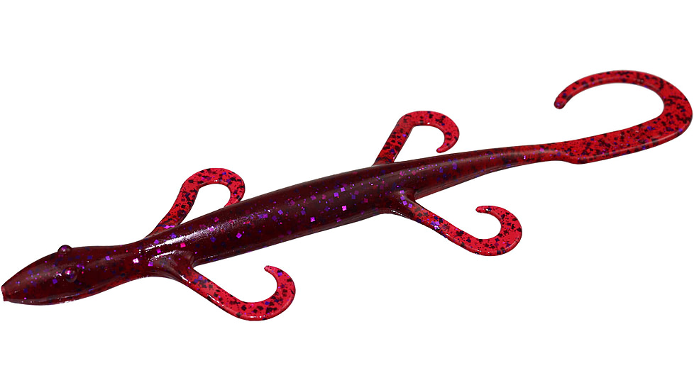 Zoom Mag Lizard, 9 Pack, 8in, Cranberry, 033431X