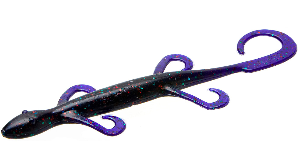 Zoom Mag Lizard, 9 Pack, 8in, Junebug Red, 33177
