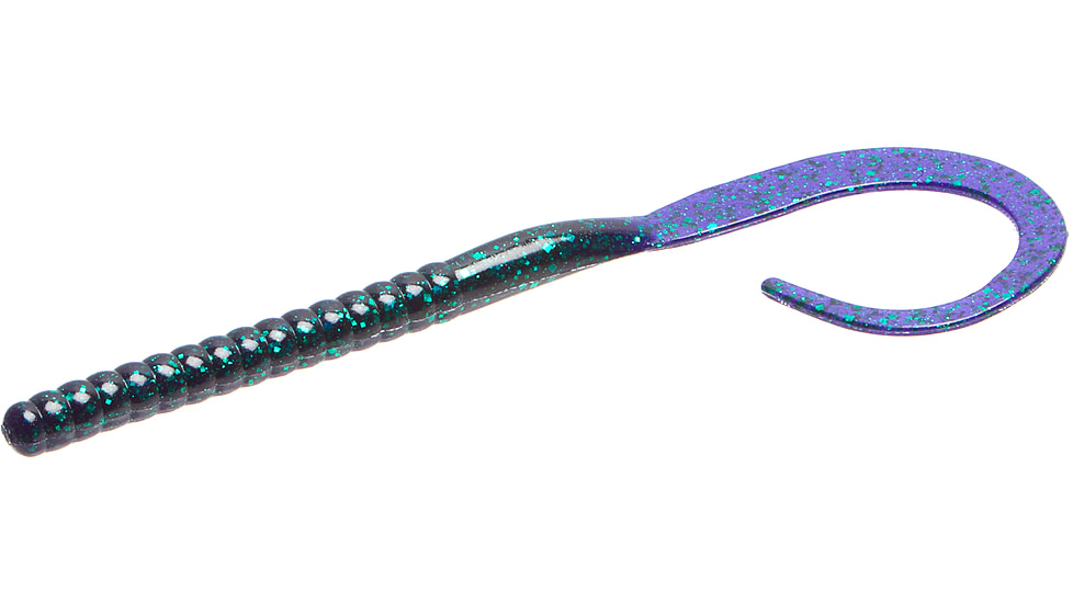 Zoom Mag Ol Monster Magnum Worm, 5 Pack, 12in, Junebug, 118005