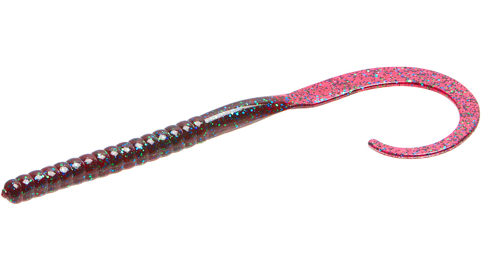 Zoom Mag Ol Monster Magnum Worm, 5 Pack, 12in, Plum Apple, 118113