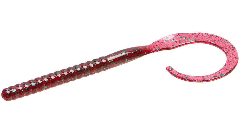 Zoom Mag Ol Monster Magnum Worm, 5 Pack, 12in, Red Bug, 118021
