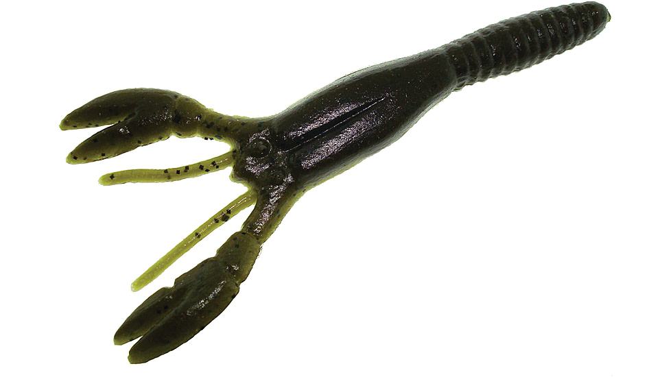 Zoom Mag Road Kill Craw Bait, 10 Pack, 7in, Green Pumpkin, 040025X