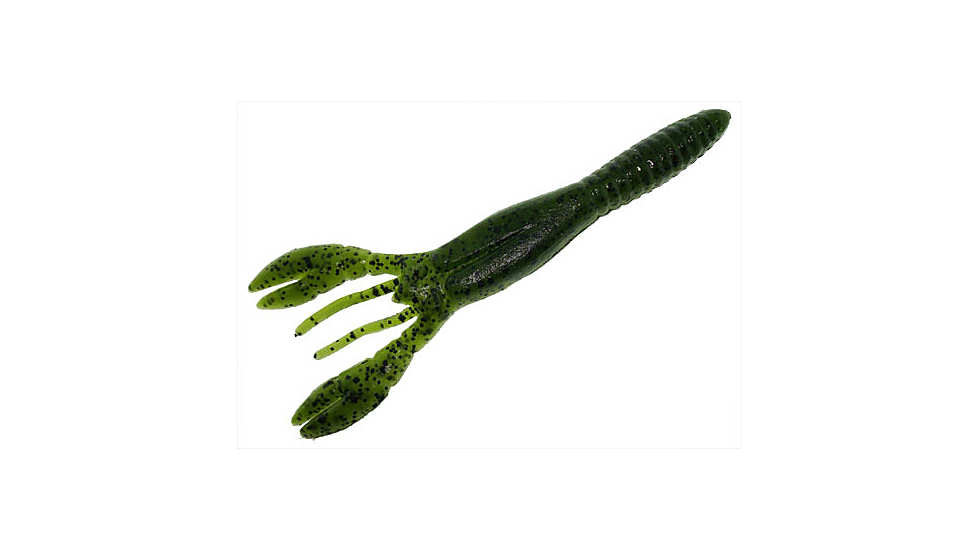 Zoom Mag Road Kill Craw Bait, 10 Pack, 7in, Watermelon Seed, 040019X