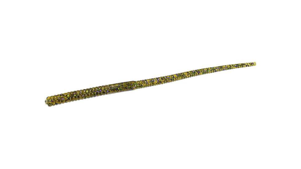 Zoom Mag Shakey Head Worm, 15 Pack, 7in, Watermelon Candy, 049120X