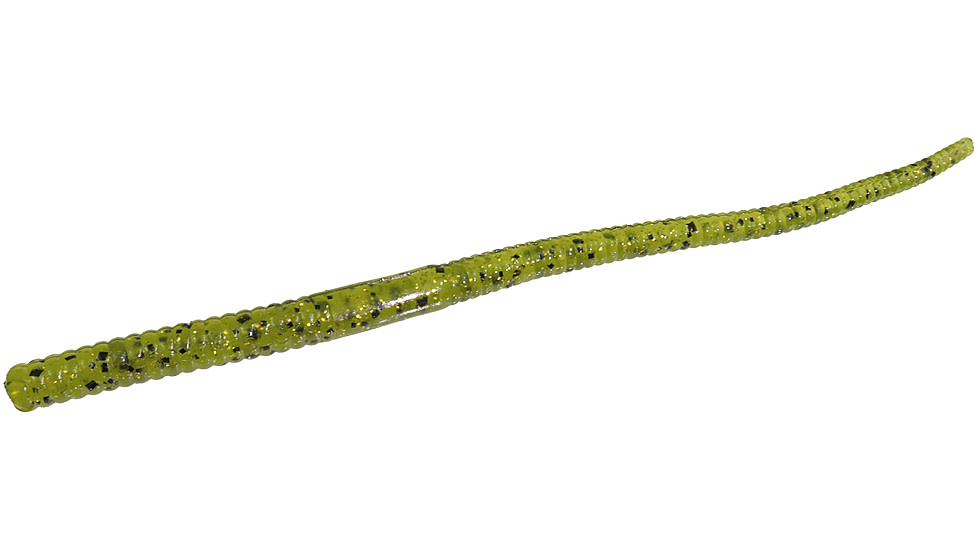 Zoom Mag Shakey Head Worm, 15 Pack, 7in, Watermelon Gold Glitter, 049141X