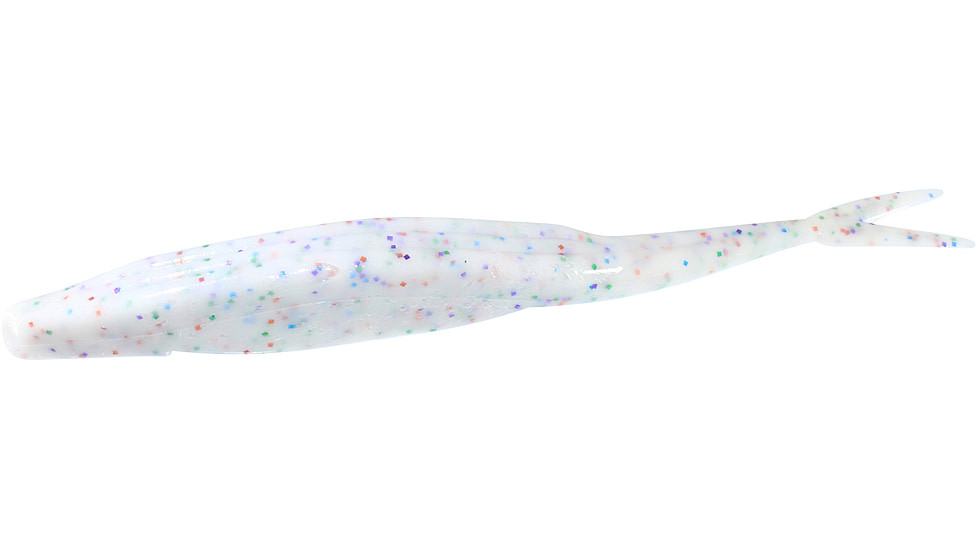 Zoom Mag Super Fluke Baitfish Imitator, 5 Pack, 7in, Birthday Cake, 112415X