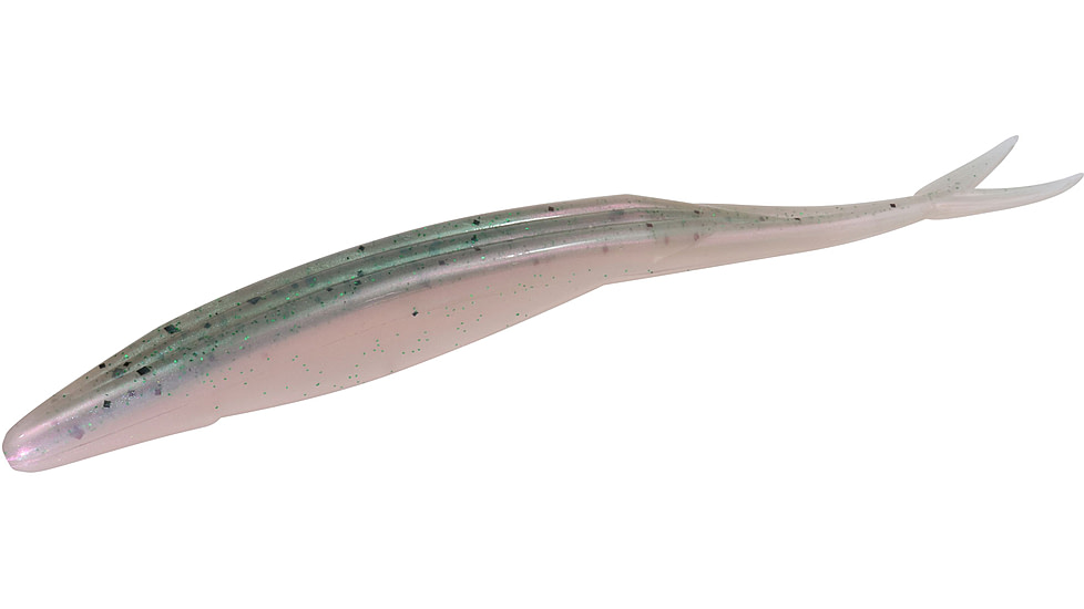 Zoom Mag Super Fluke Baitfish Imitator, 5 Pack, 7in, Rainbow Trout, 112074X